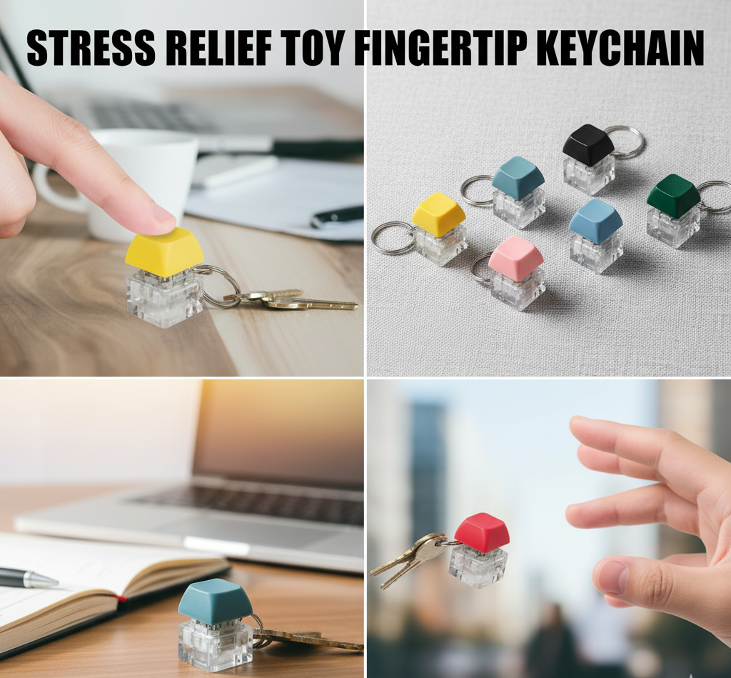 Keyboard Fidget Keychain