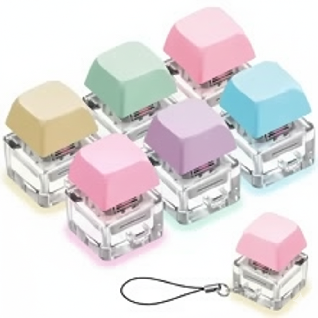 Keyboard Fidget Keychain