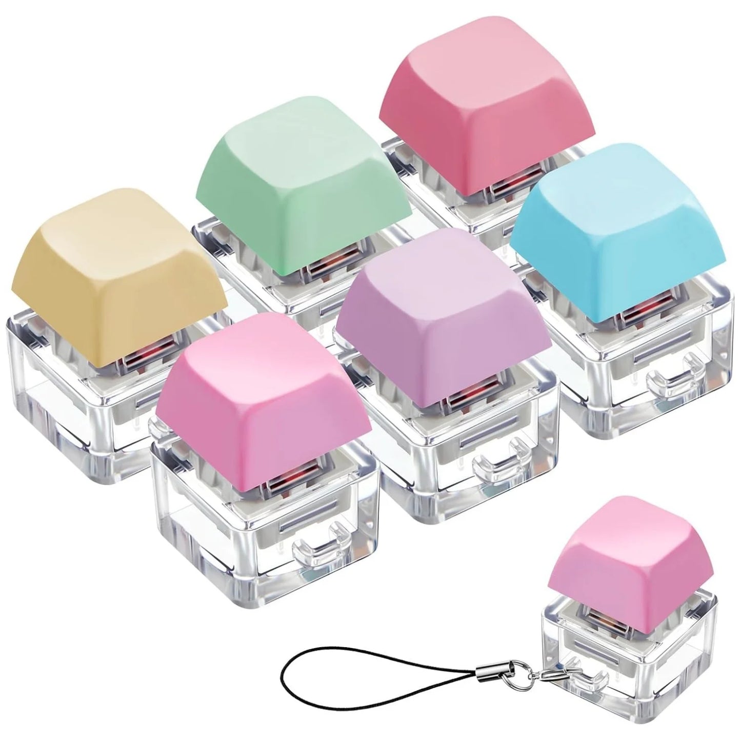 Keyboard Fidget Keychain
